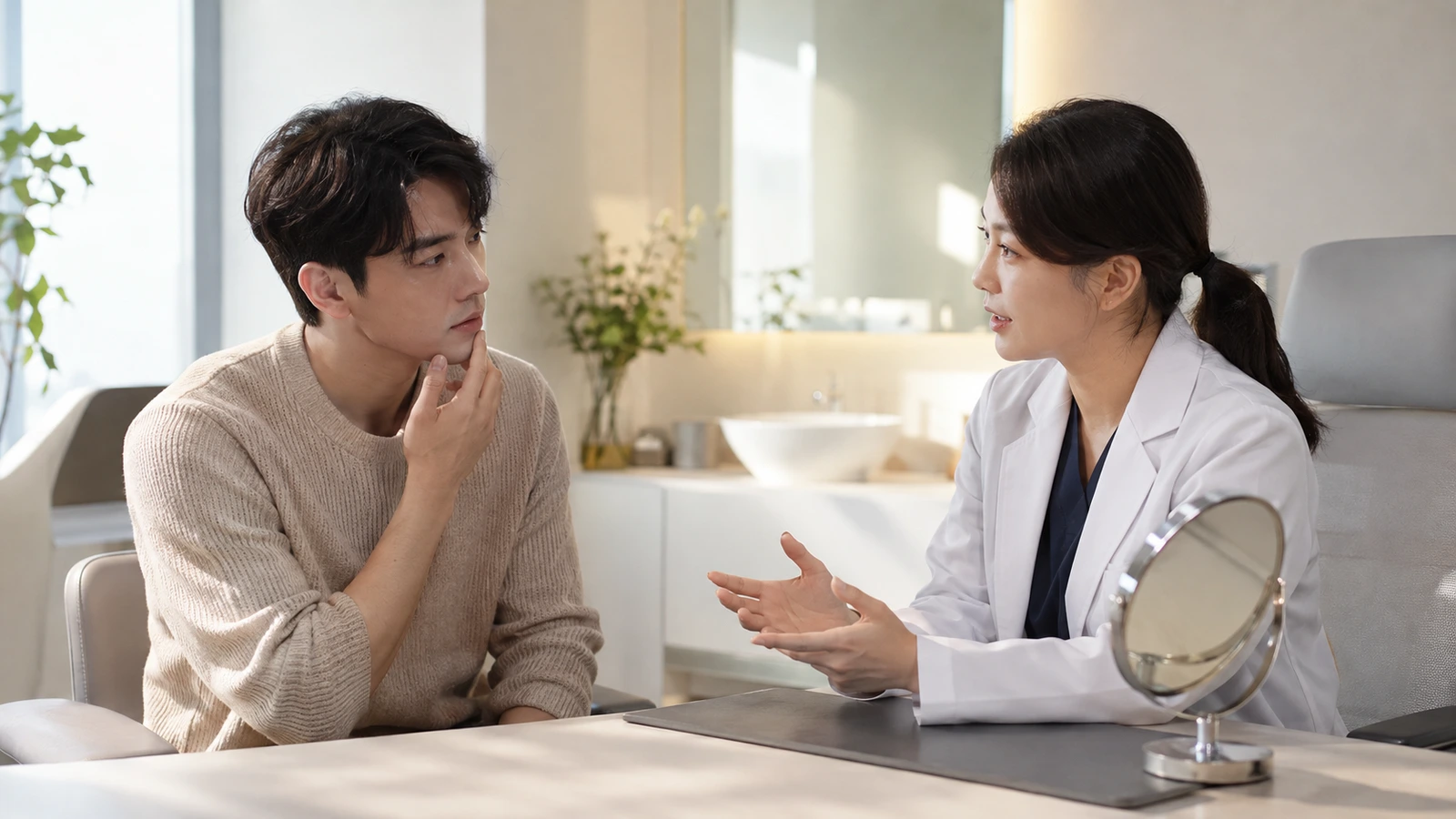 진주 여드름, 흉터 치료를 시작하면 여드름 치료는 끝인가요?
