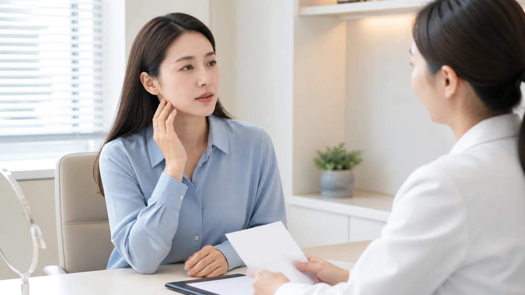 진주 사각턱 보톡스, 얼굴선보다 씹는 힘과 좌우 차이를 먼저 보는 기준