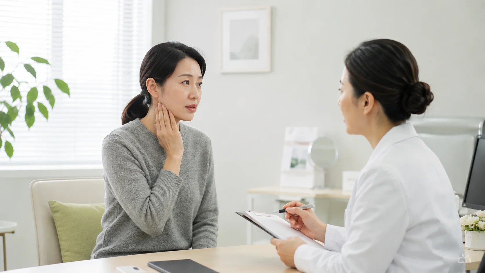 진주 침샘 보톡스, 턱선 부피와 입마름을 함께 확인하는 이유